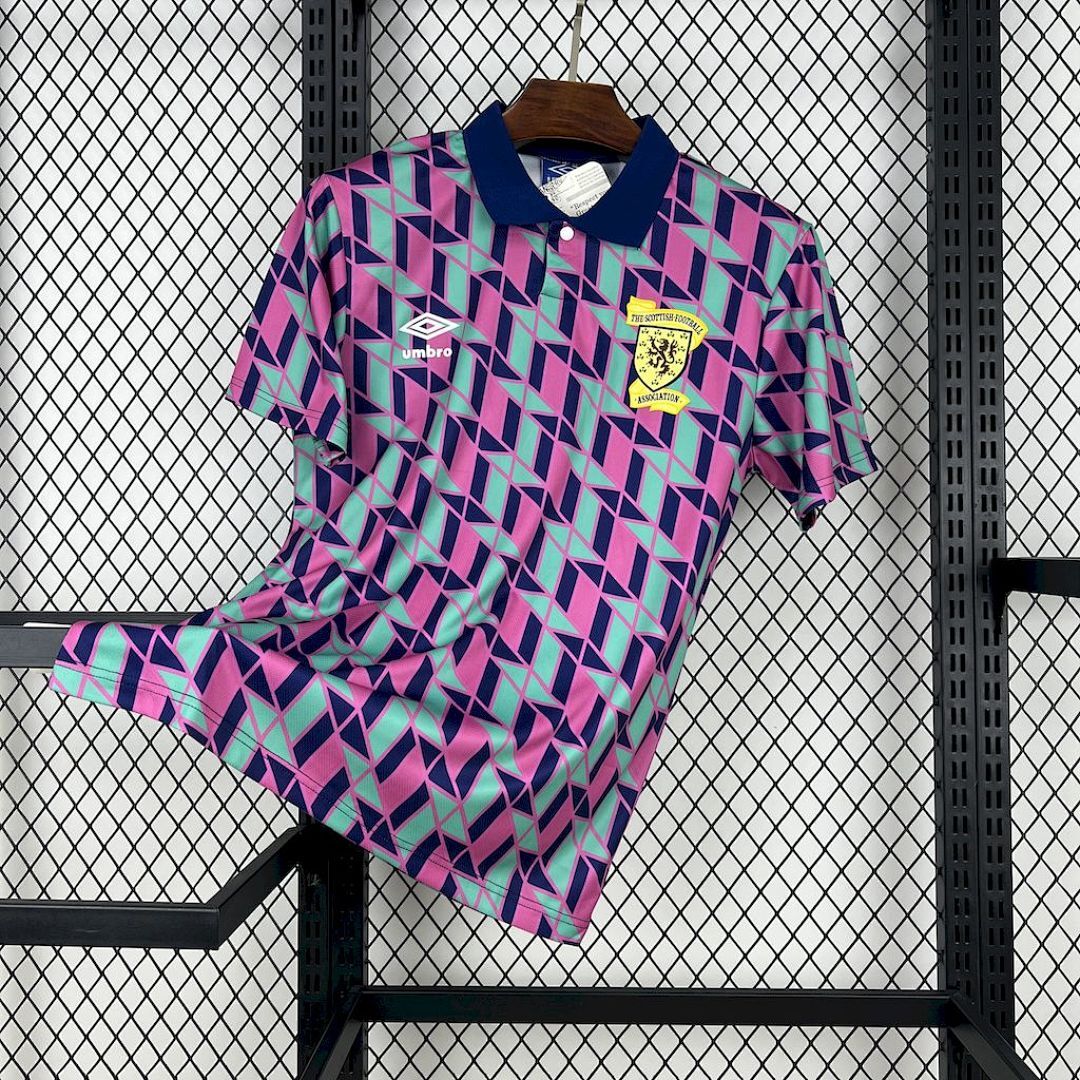 Camiseta Retro Escocia 1988 2ª Equipación - NationKits Camiseta Escocia 1988 2ª Equipación
