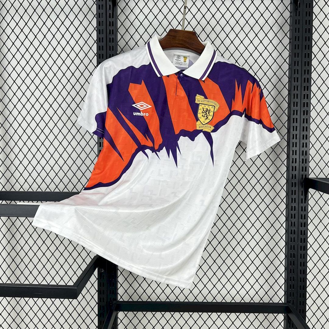 Camiseta Retro Escocia 1991 2ª Equipación - NationKits Camiseta Escocia 1991 2ª Equipación