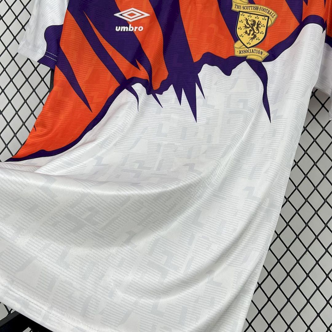 Camiseta Escocia 1991 2ª Equipación - 3
