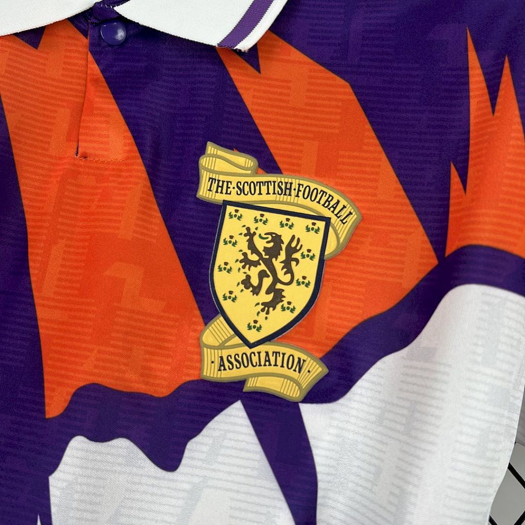 Camiseta Escocia 1991 2ª Equipación - 4