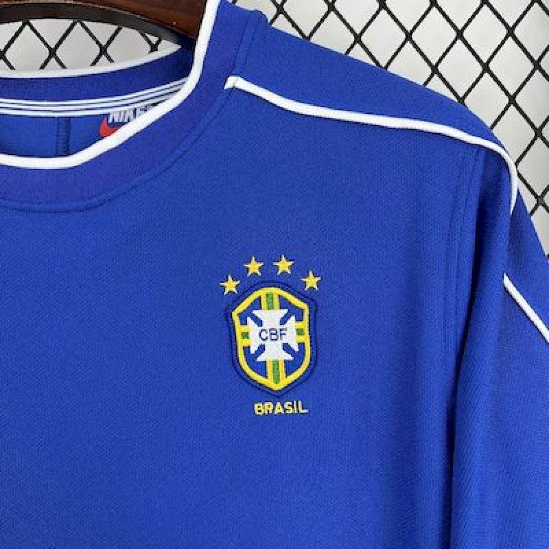 Camiseta Brasil 1998 2ª Equipación - 7