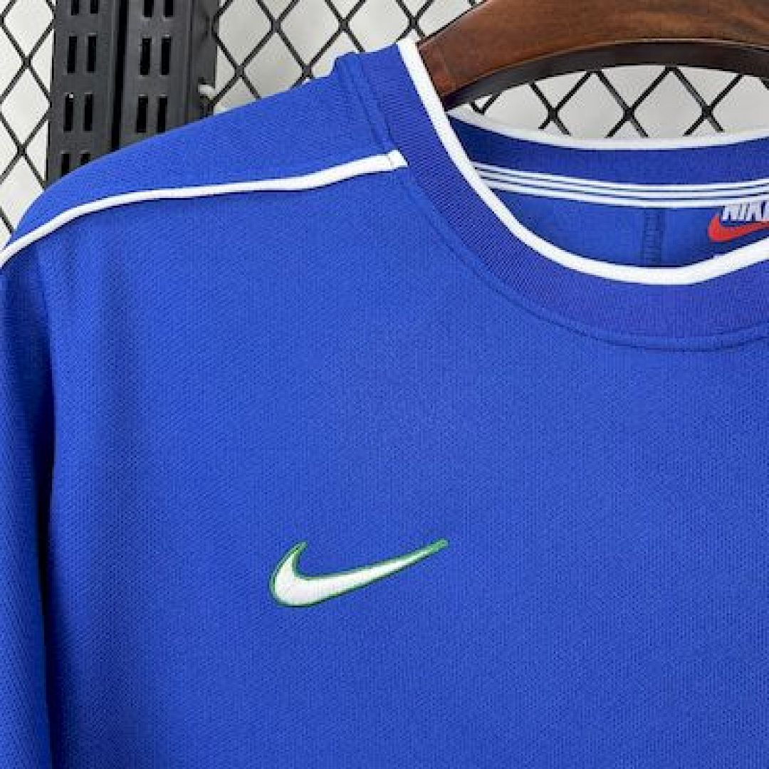 Camiseta Brasil 1998 2ª Equipación - 8
