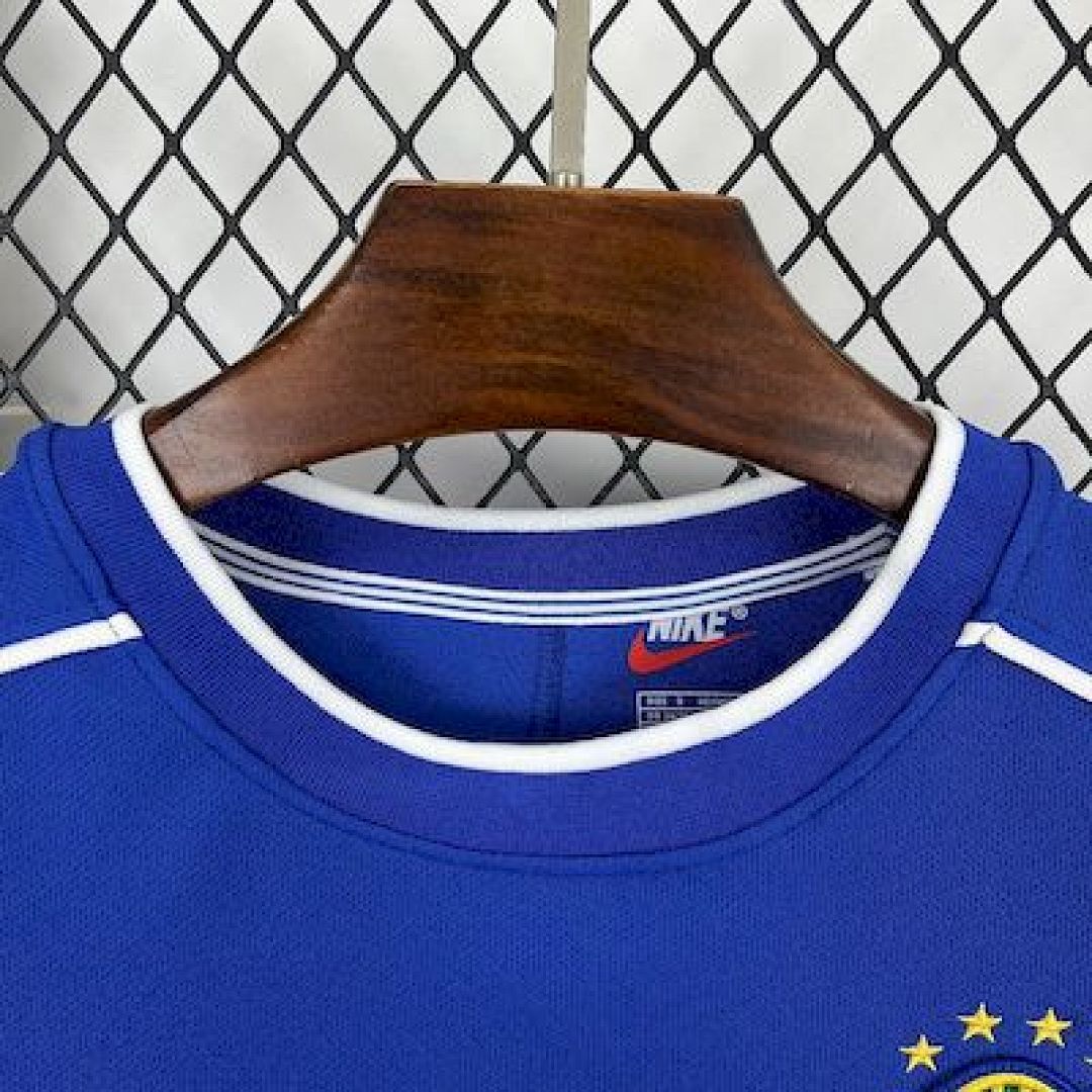 Camiseta Brasil 1998 2ª Equipación - 9