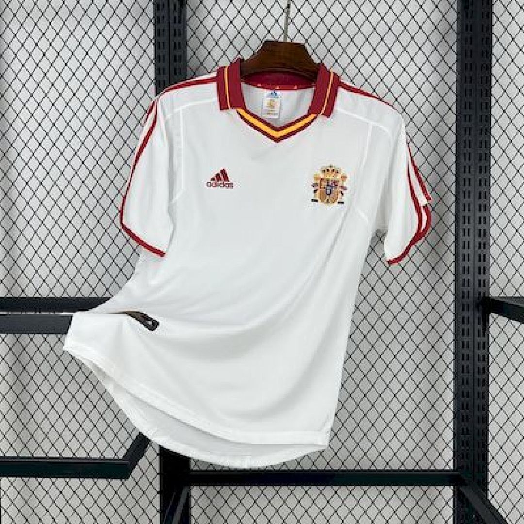 Camiseta Retro España 1998 2ª Equipación - NationKits Camiseta España 1998 2ª Equipación