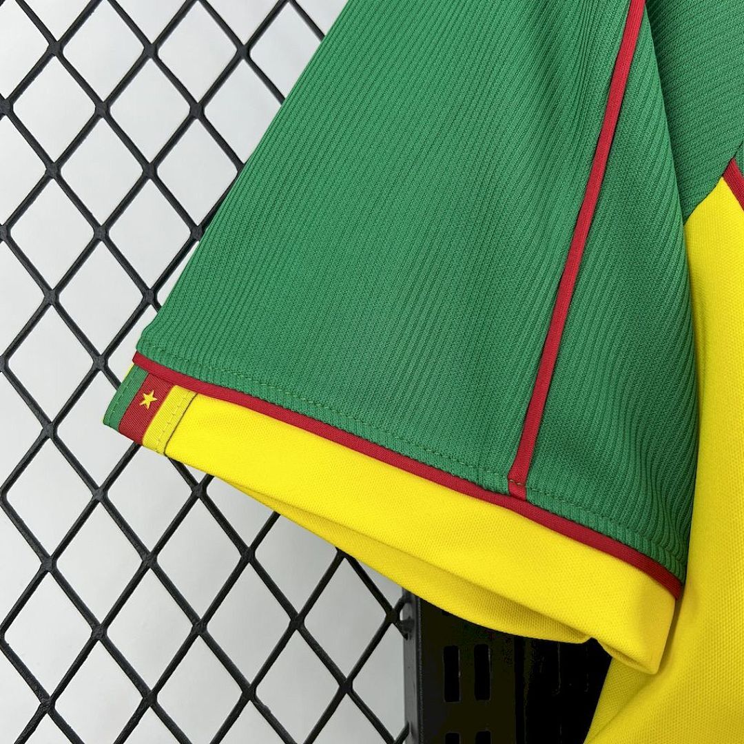 Camiseta Camerún 1998 1ª Equipación - 7