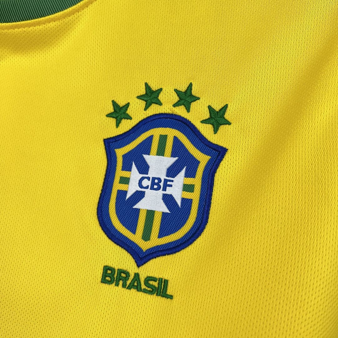 Camiseta Brasil 1998 1ª Equipación - 7