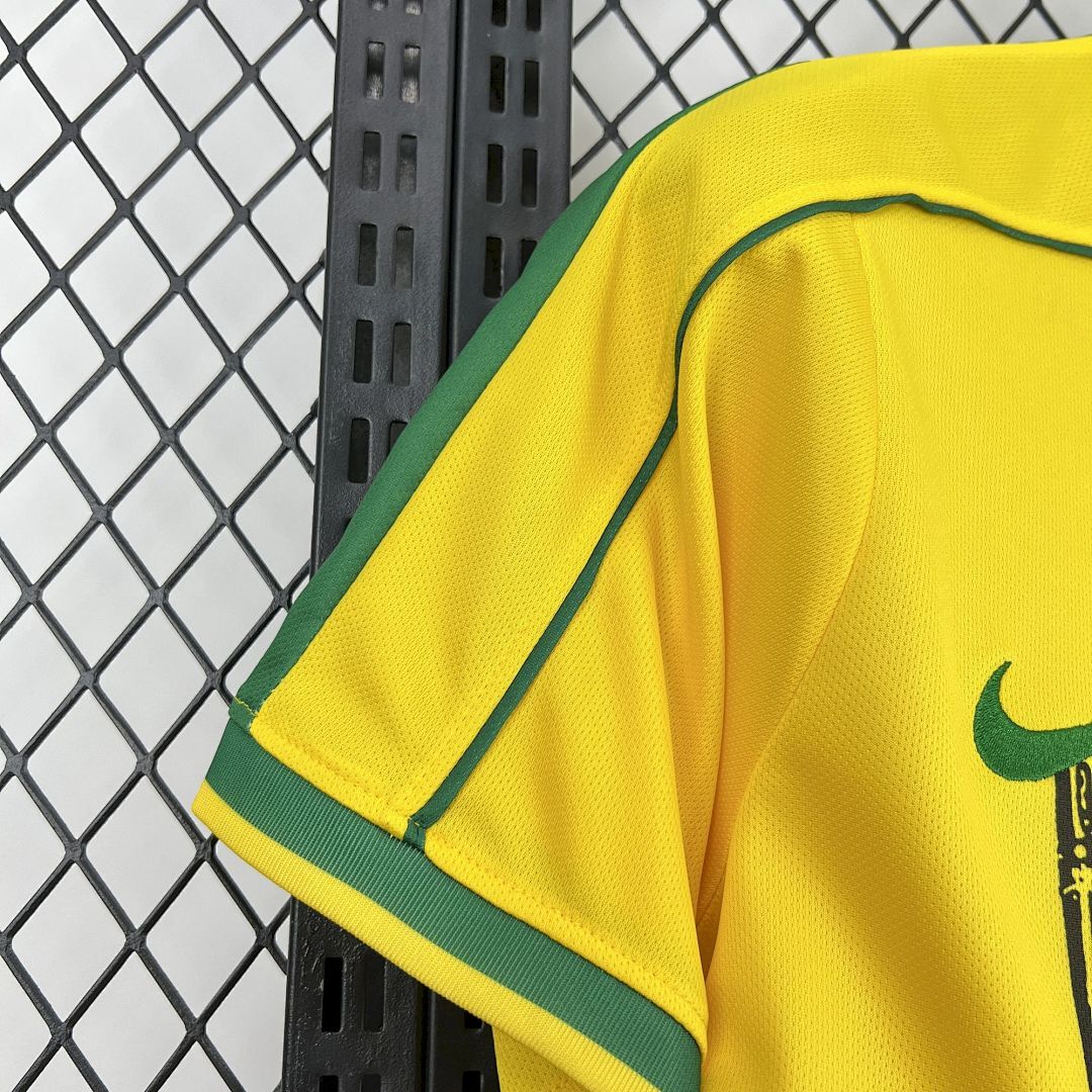 Camiseta Brasil 1998 1ª Equipación - 9