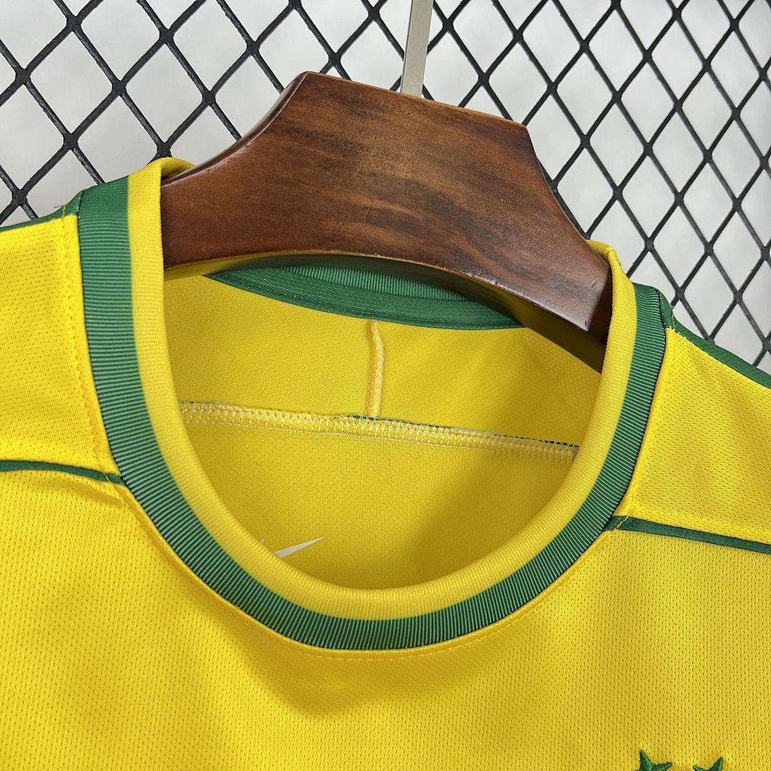 Camiseta Brasil 1998 1ª Equipación - 10