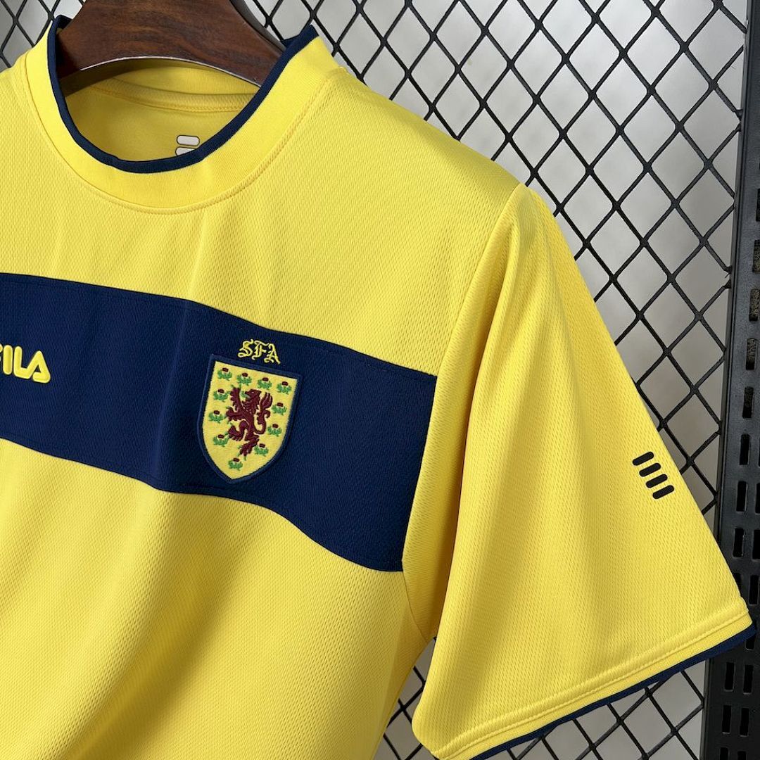Camiseta Escocia 2002 2ª Equipación - 6