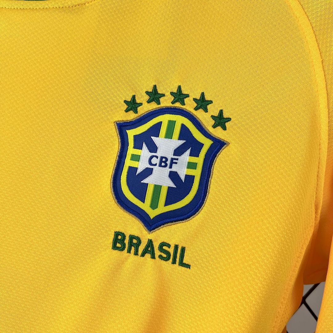 Camiseta Brasil 2010 1ª Equipación - 6
