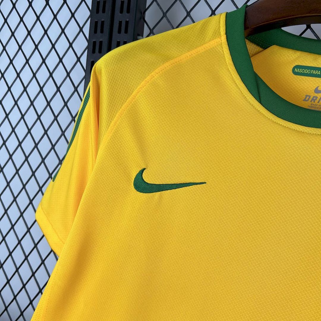 Camiseta Brasil 2010 1ª Equipación - 7