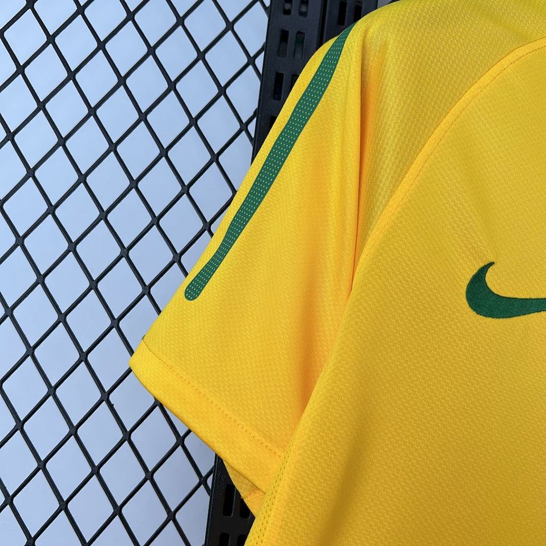 Camiseta Brasil 2010 1ª Equipación - 8
