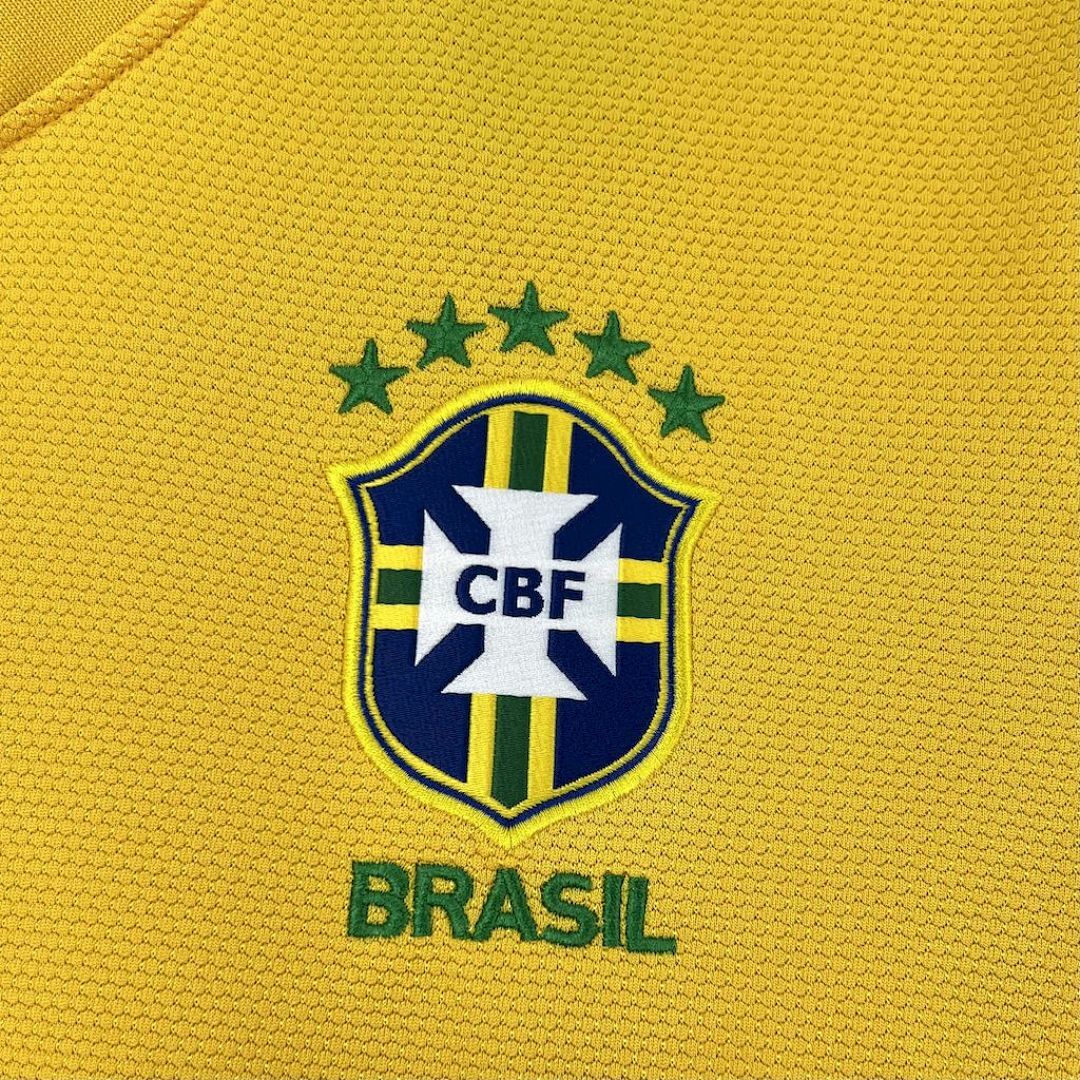 Camiseta Brasil 2012 1ª Equipación - 6
