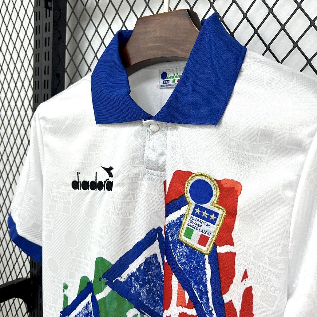 Camiseta Italia 1994 2ª Equipación - 6