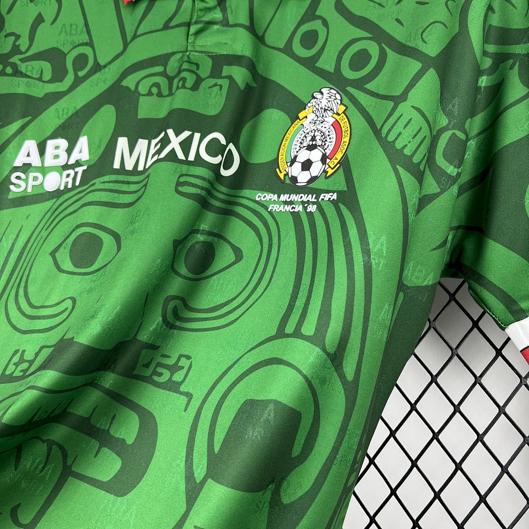 Camiseta México 1998 1ª Equipación - 4