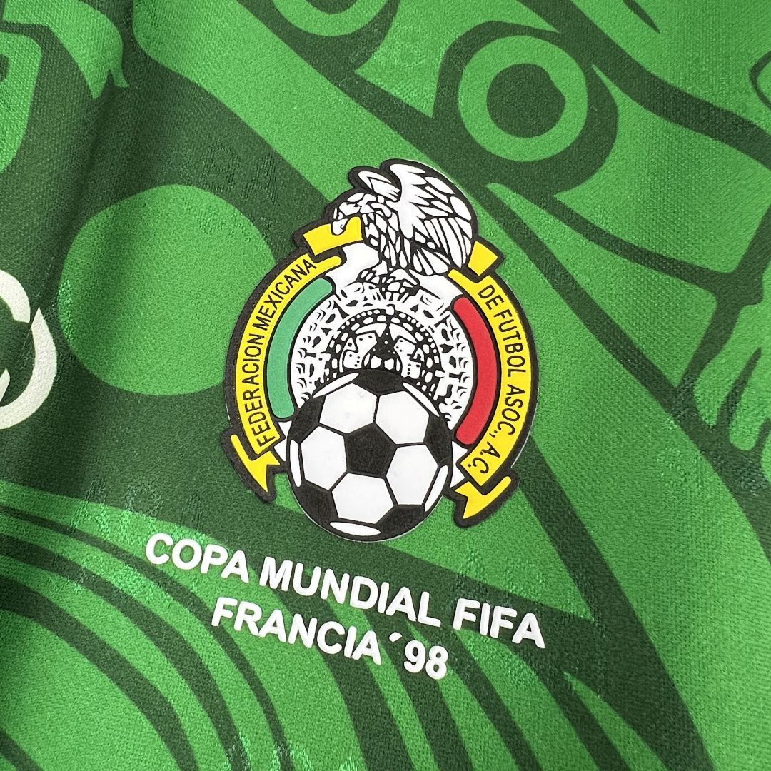 Camiseta México 1998 1ª Equipación - 5