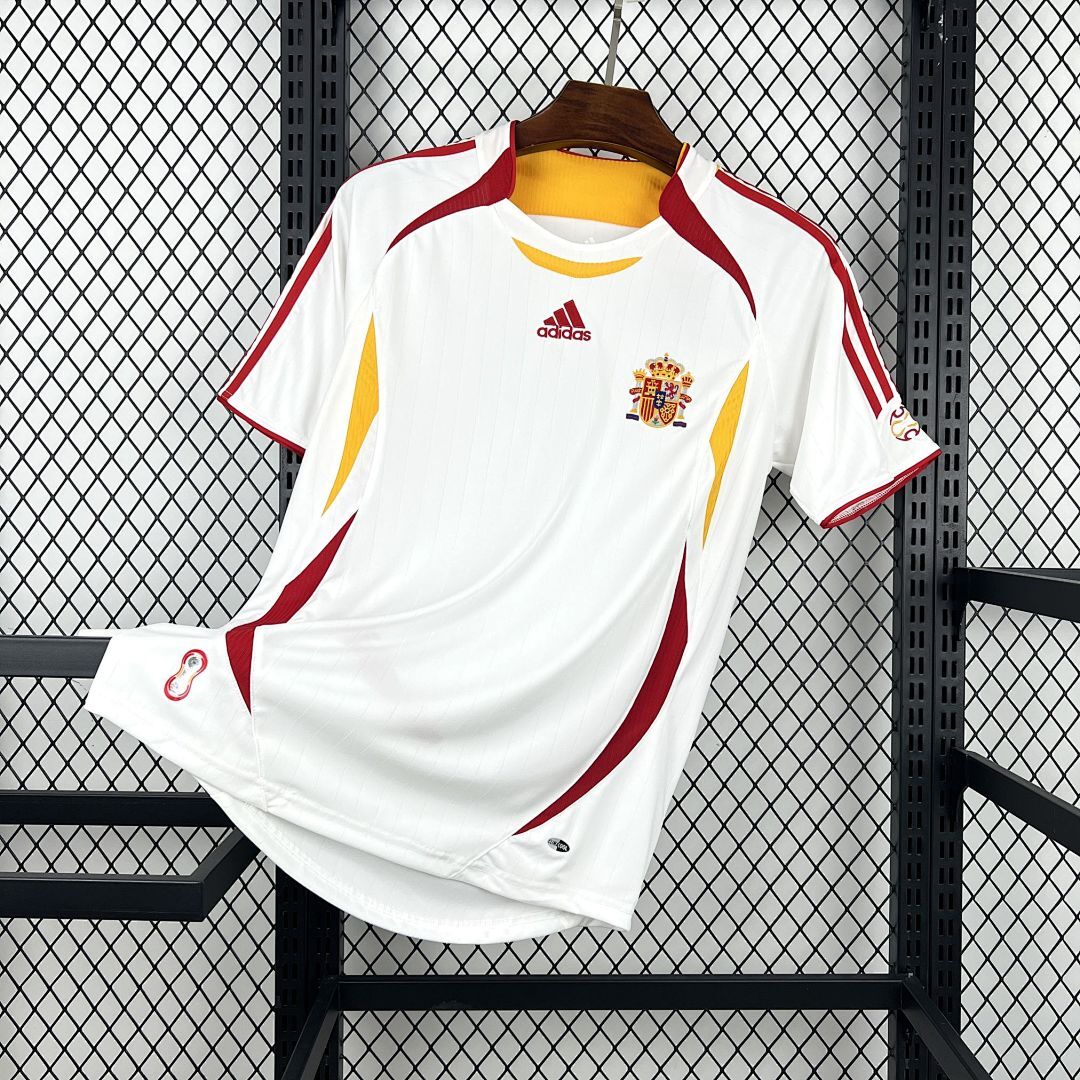 Camiseta Retro España 2006 2ª Equipación - NationKits Camiseta España 2006 2ª Equipación