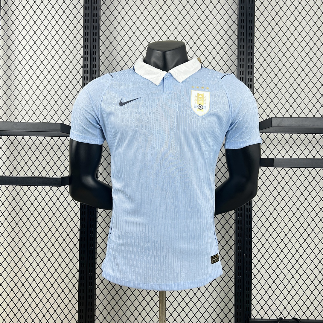 Camiseta Uruguay 2026 1ª Equipación - Versión Jugador - NationKits Camiseta Uruguay 2026 1ª Equipación
